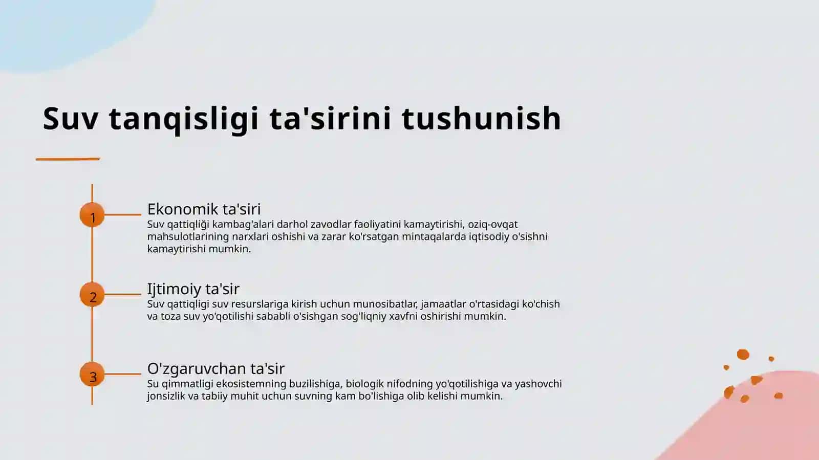 Ekologiya sohasida suvning samaradorligi 3