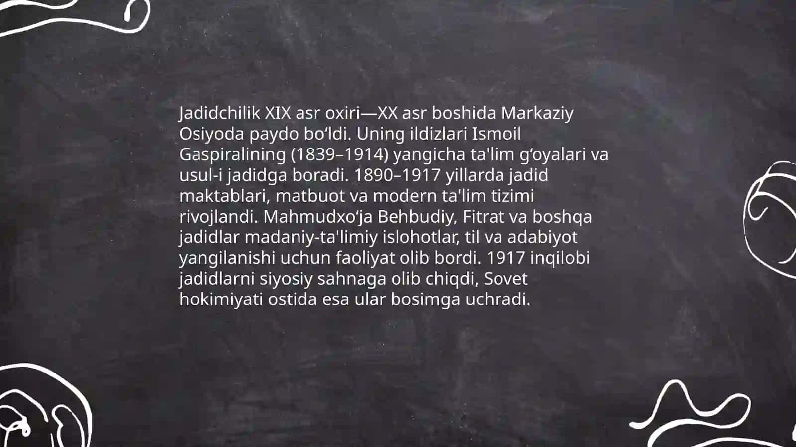 Jadidchilikning paydo bo‘lishi va tarixi 3