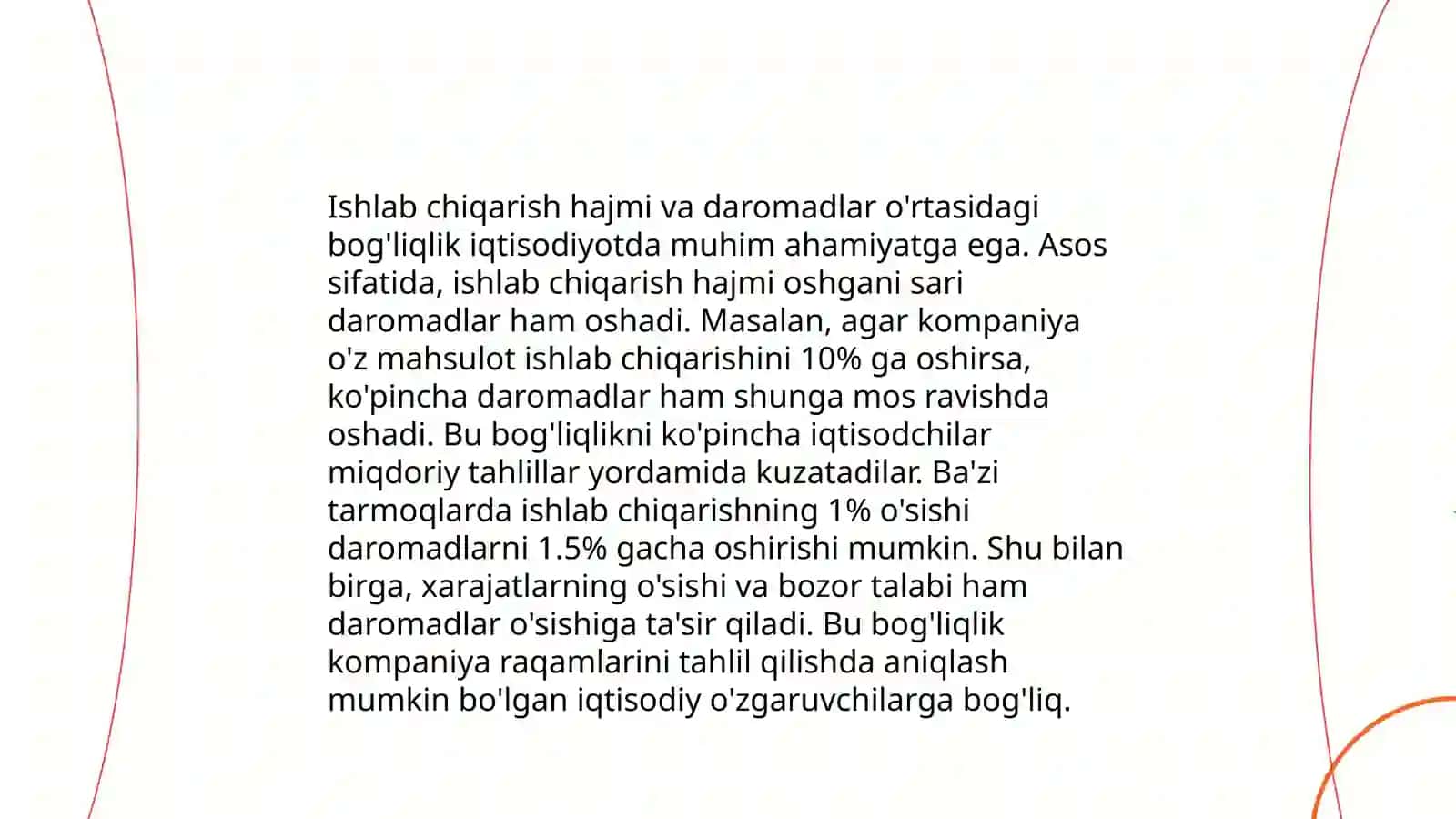 Ishlab chiqarish iqtisodiyotini daromadlari 3