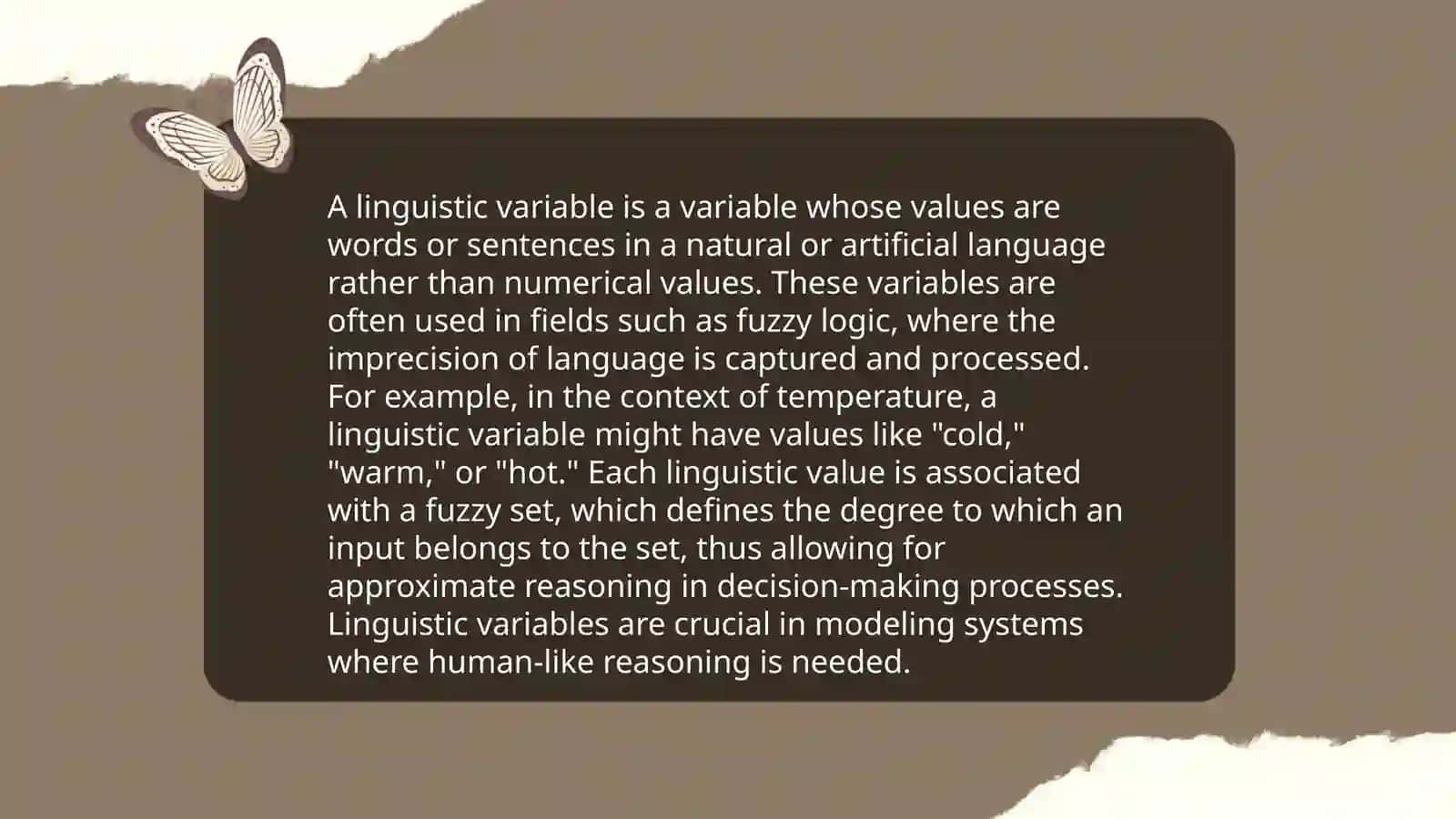 Linguistic Variables 3