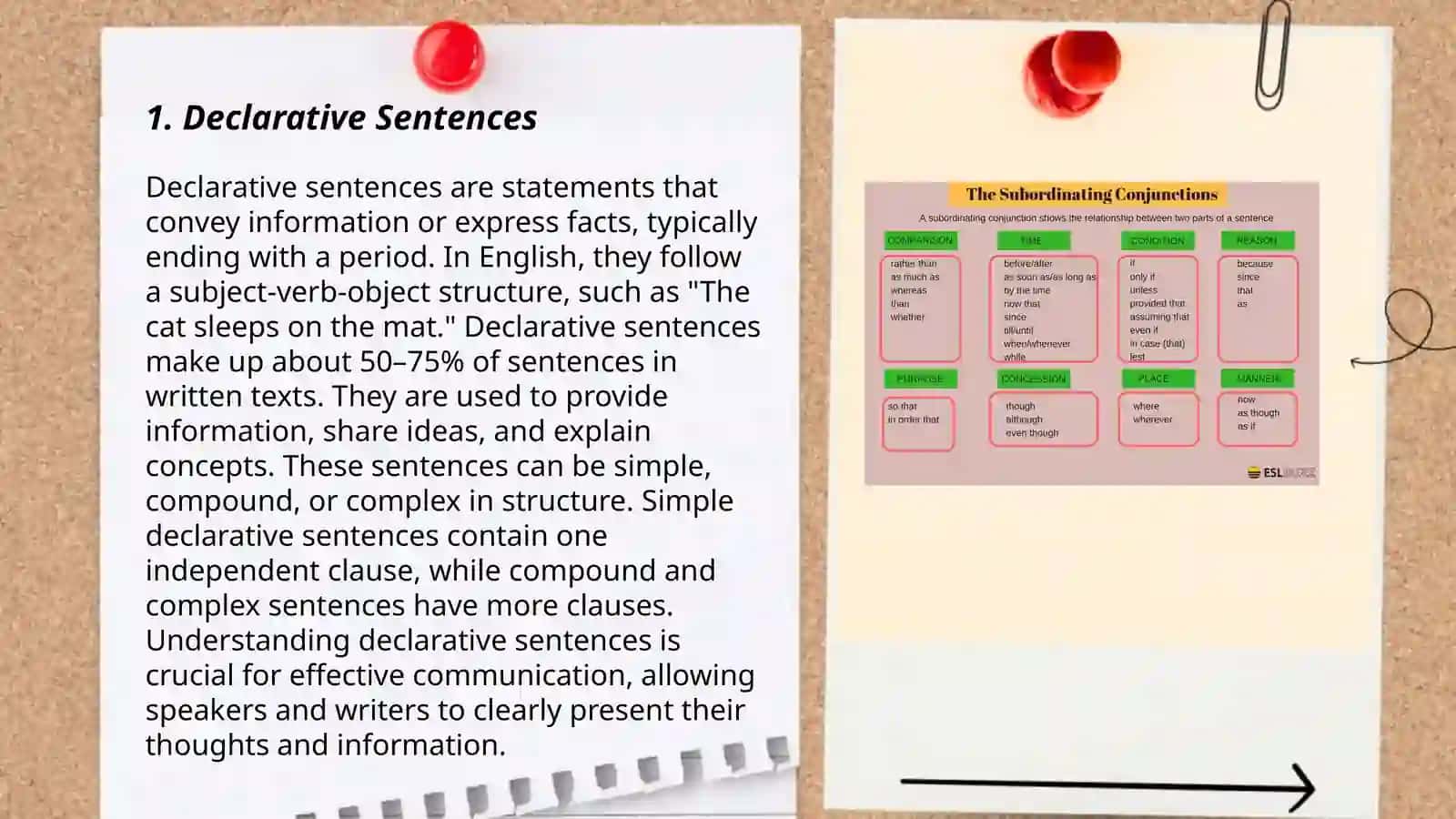 Types of sentences according to aim 3