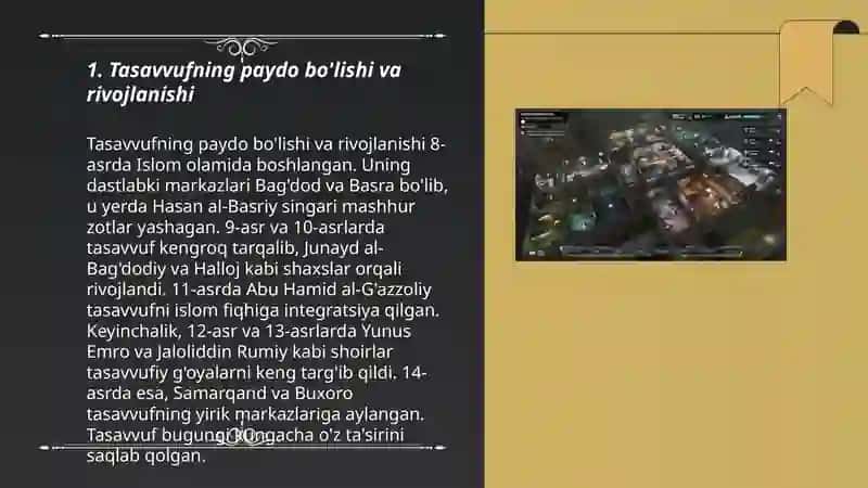 Tasavvuf ta'limotining Sharq madaniyatiga ta'siri 3