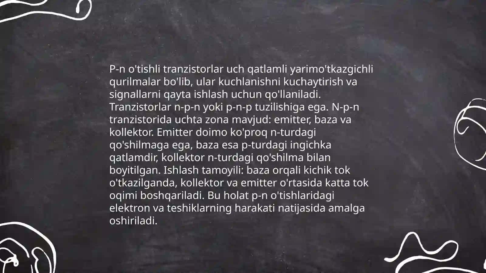 Tranzistorini sxemaga ulash 3
