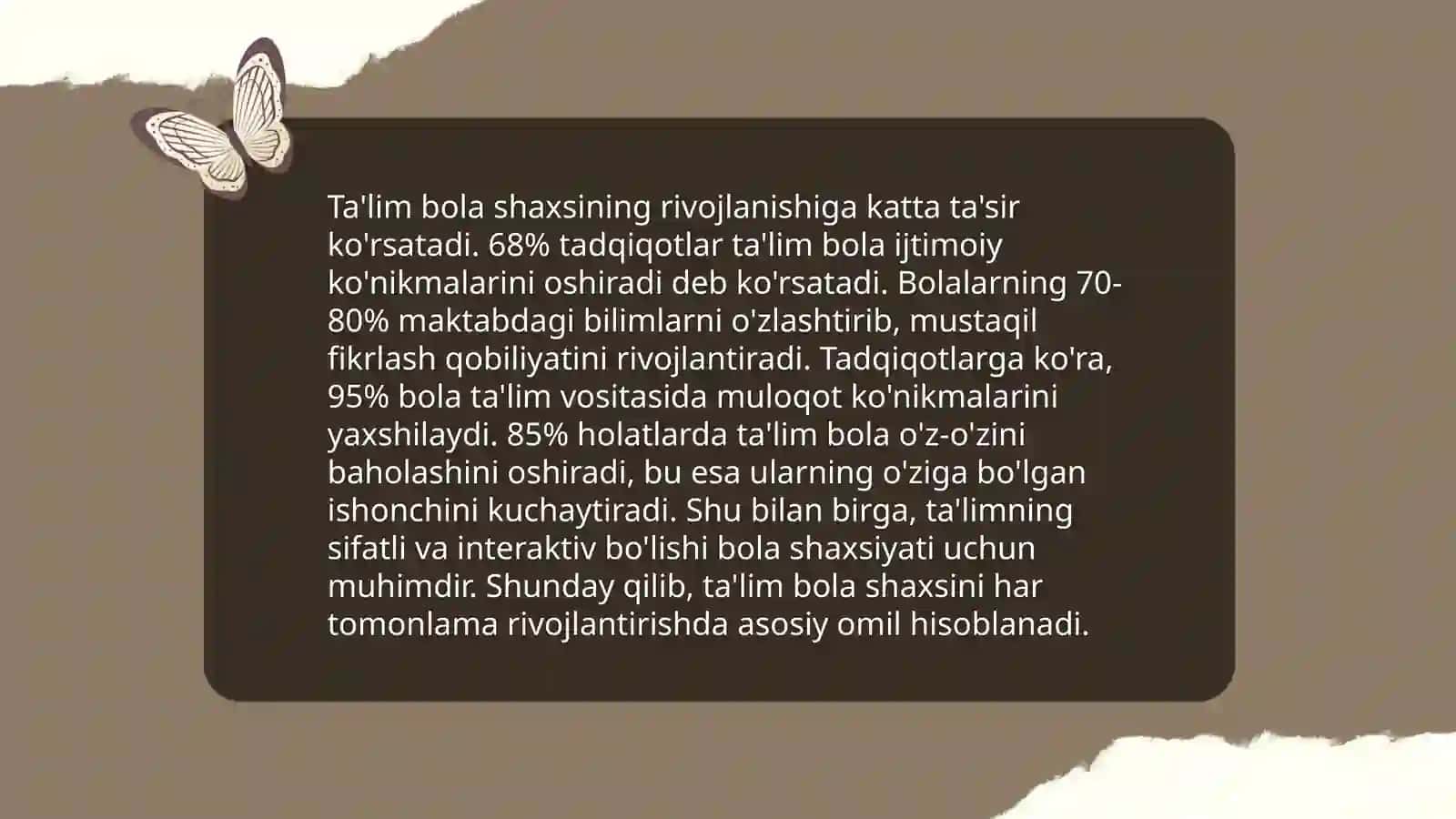 Ta'limning bola shaxsiga ta'siri 3