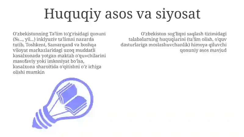 Uzoq davolanuvchilarining talimi 3