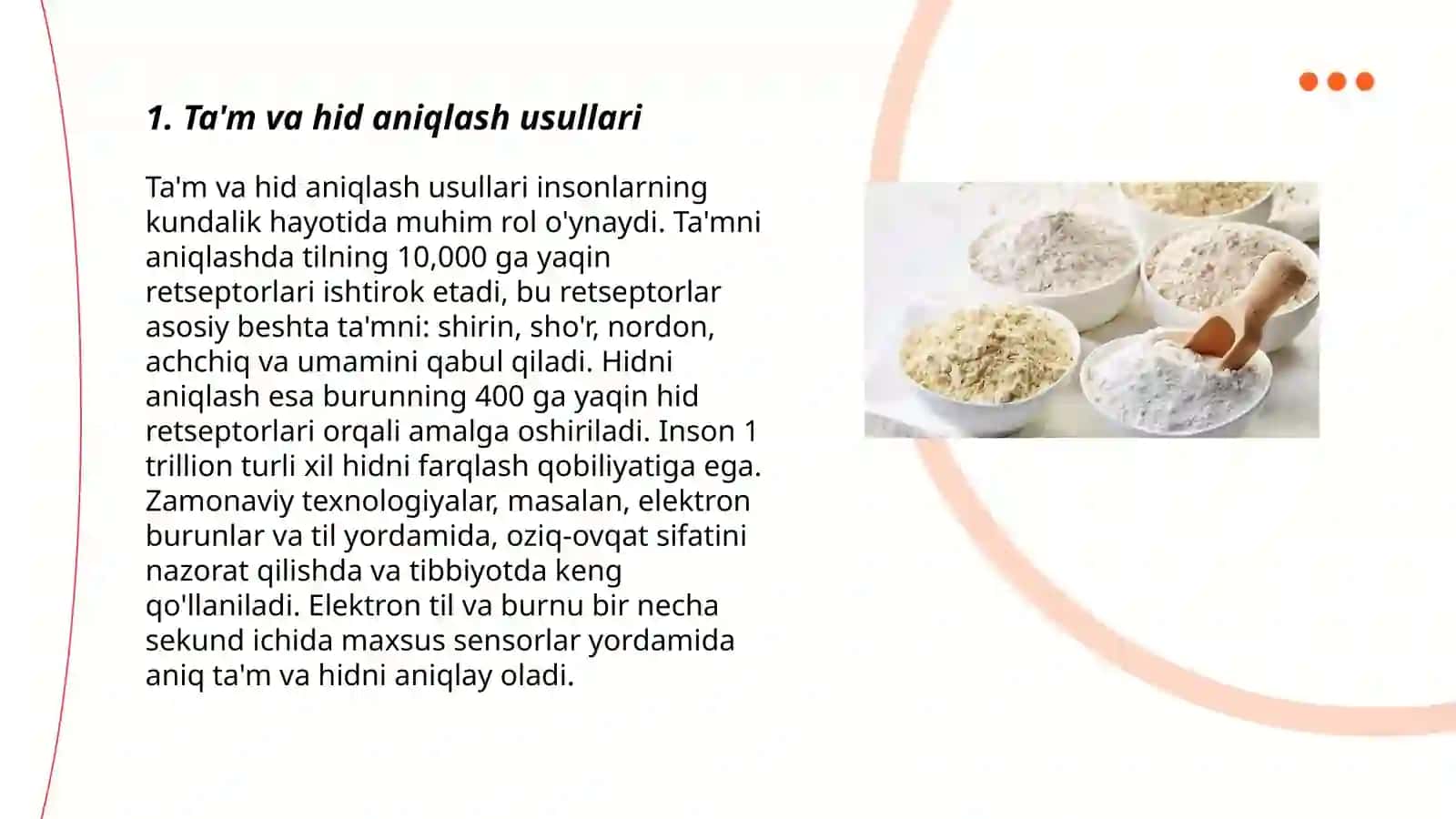Unning organoleptik va fizik -kimyoviy koʻrsatkichlari 3