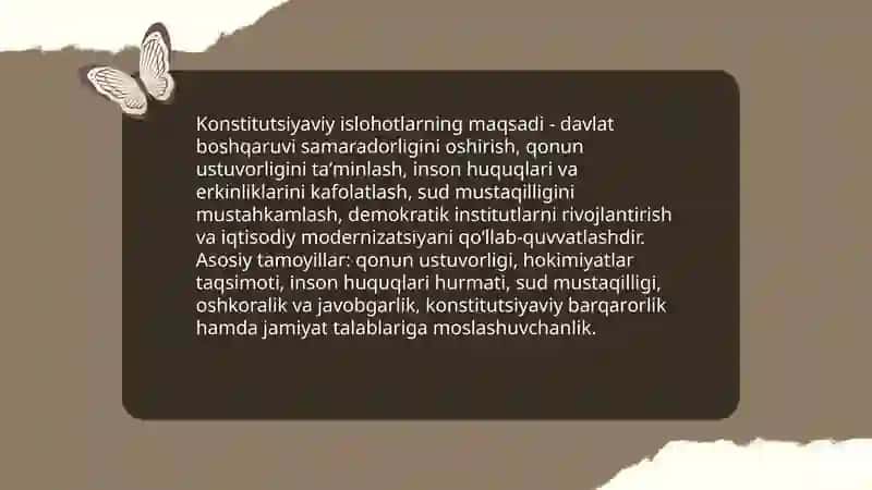 Konstitutsiyaviy islohotlarning oʻzgarishi 3