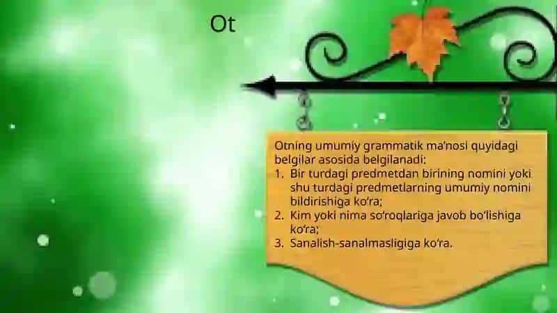 Ot, sifat va son so`z turkumi 3