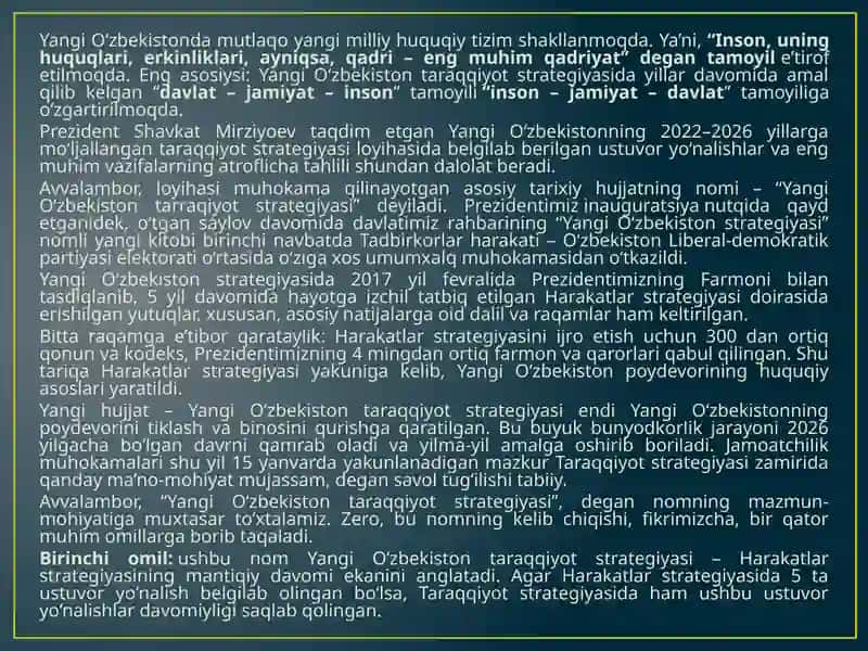 Yangi O‘zbekiston Taraqqiyot Strategiyasining Asosiymaz Mavzusi 3
