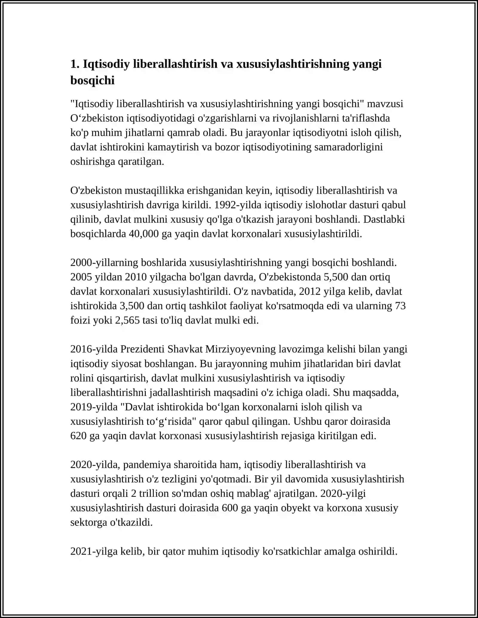 Yangi bosqichlar 3