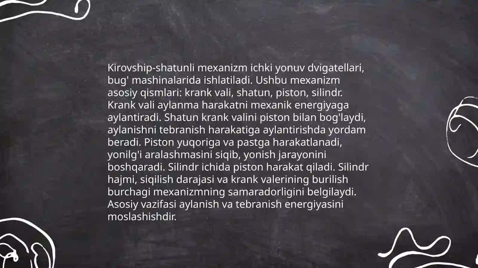 Kirvoship shatunli mehanizim 3