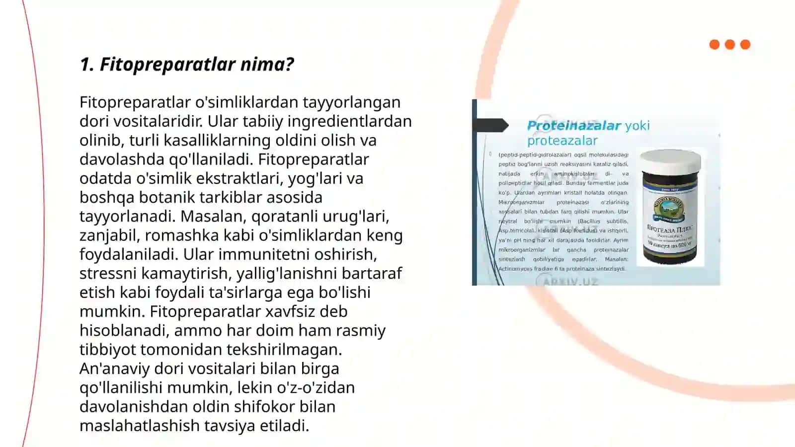 Fitopreparatlar va ularning qo'llanilishi 3