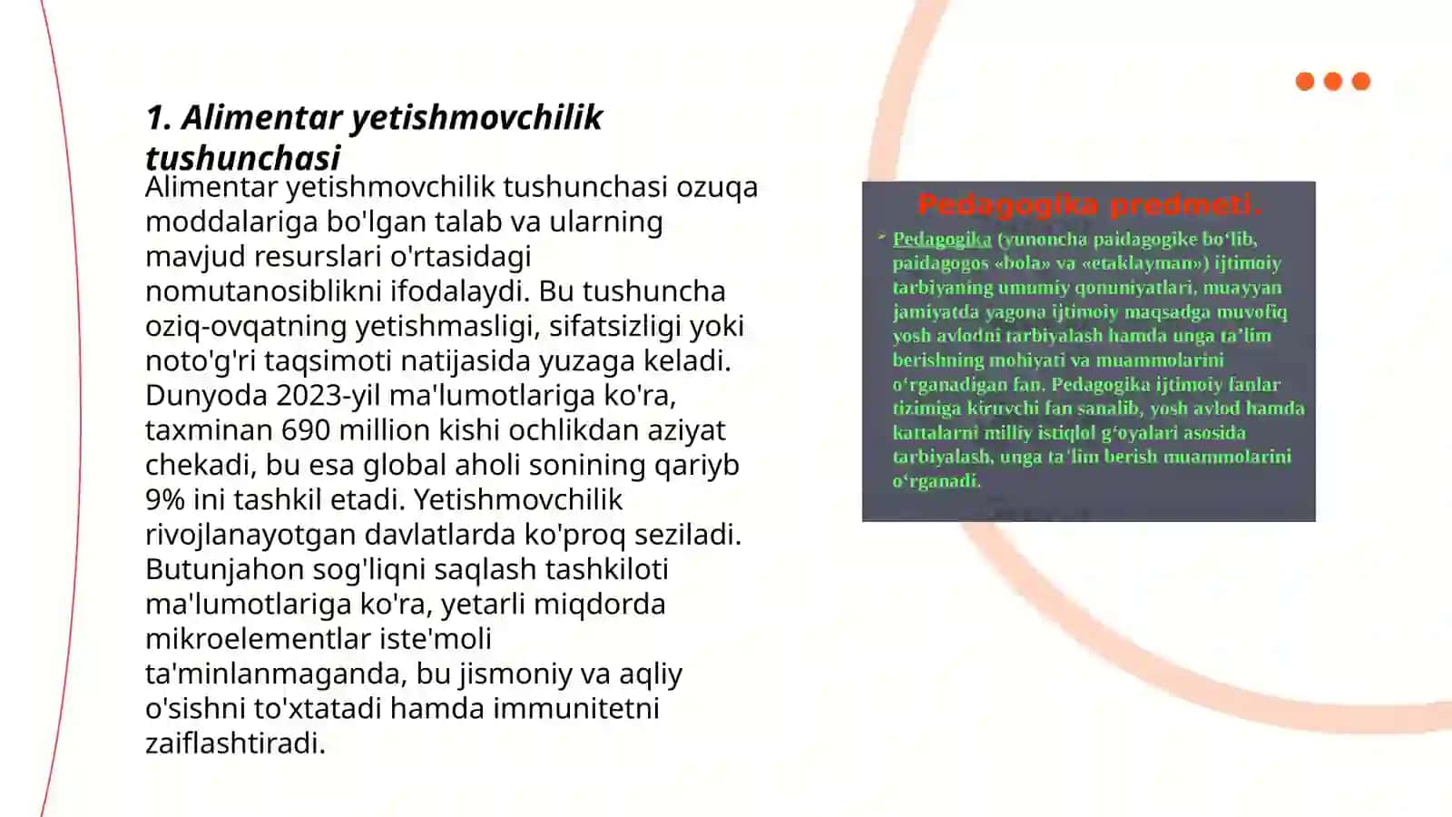 Alimentar yetishmovchiligi va uning ahamiyati 3