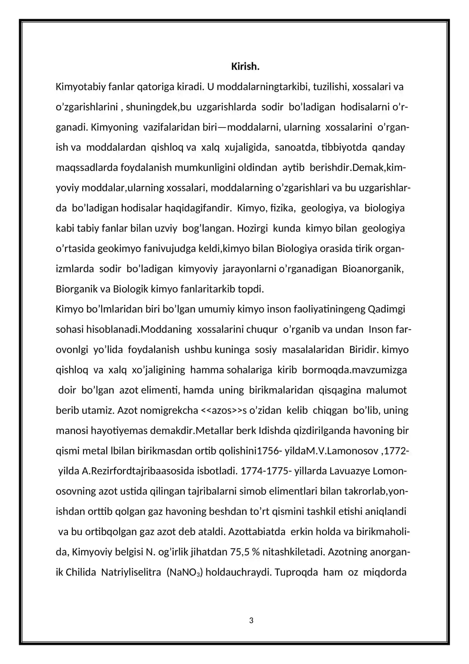 Konsentrlangan nitrat kislotaning olinishi 3