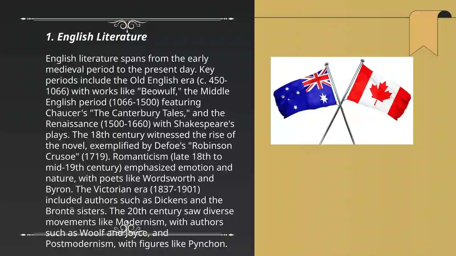 English speaking countries 3