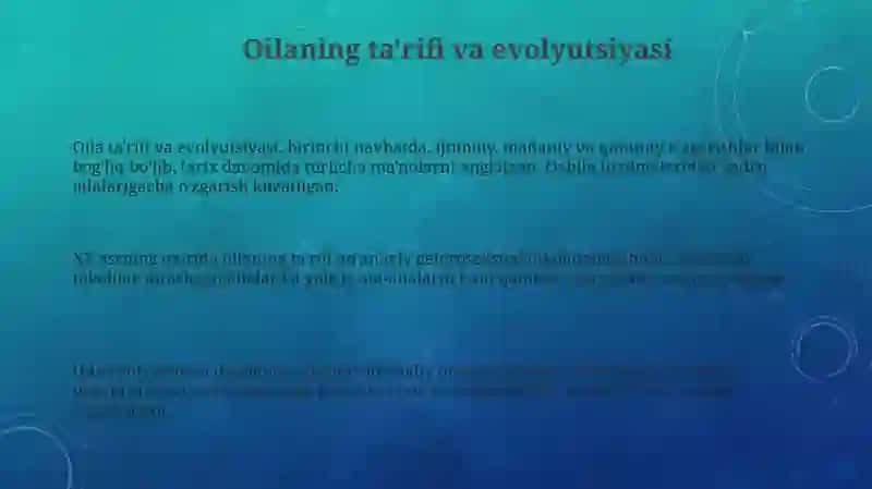 Oilaviy qadriyatlar 3
