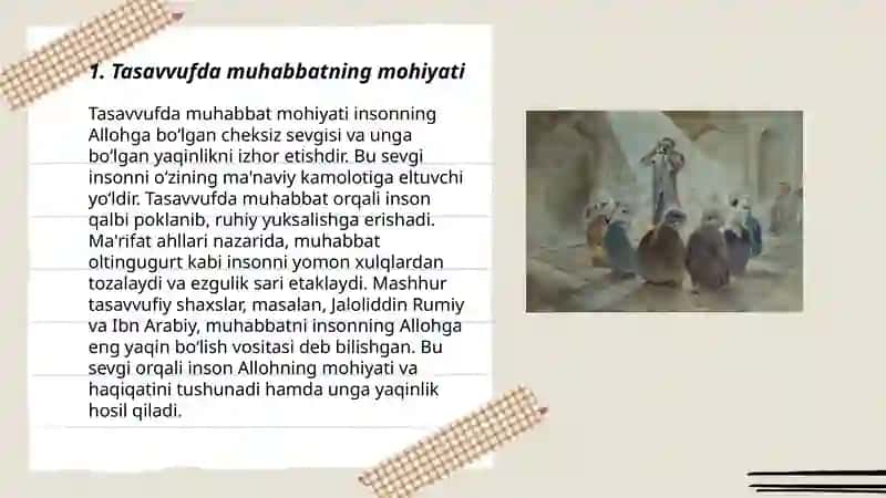 Tasavvufda muhabbat talqini 3