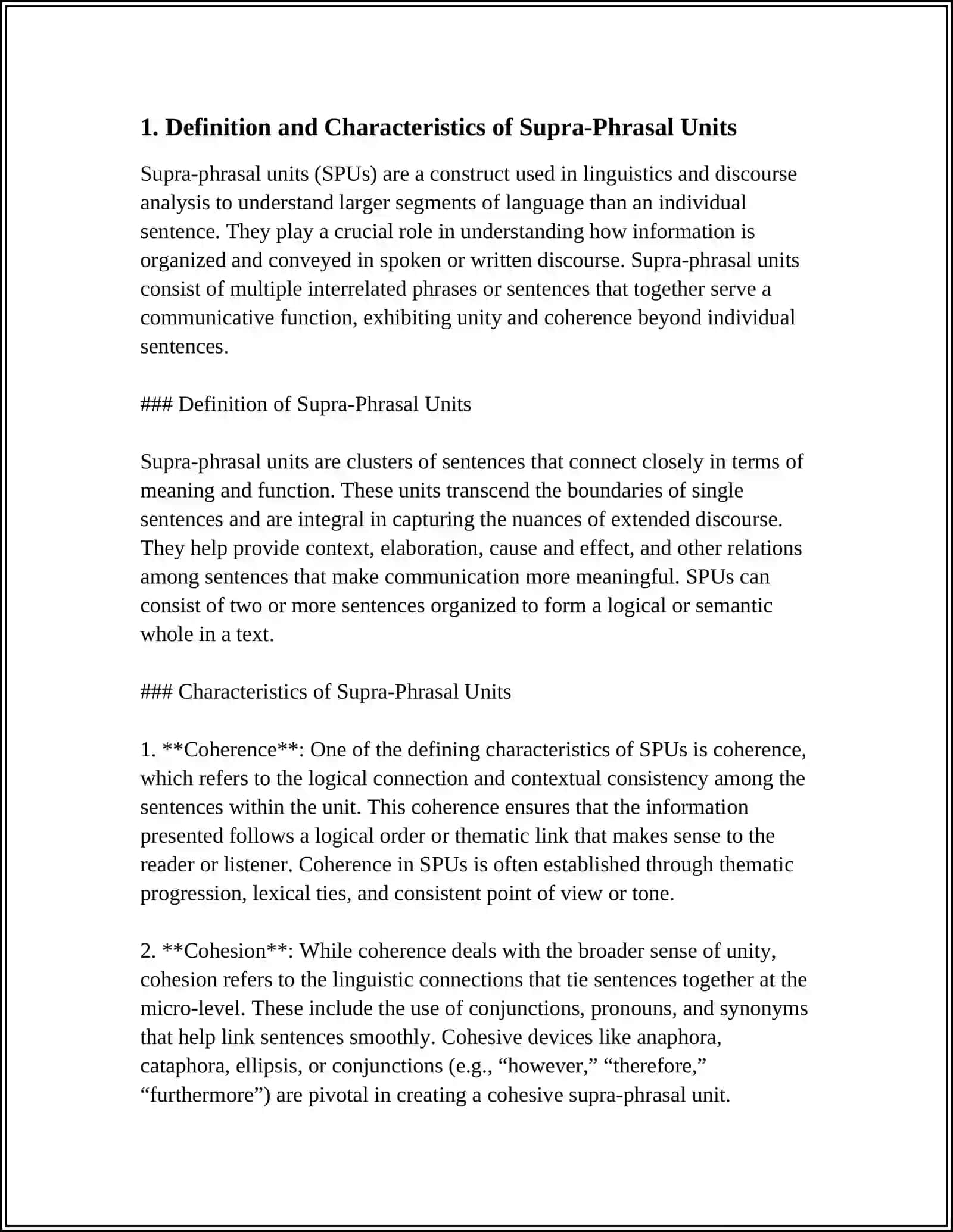 SUPRA-PHRASAL UNITS, PARAGRAPHS 3