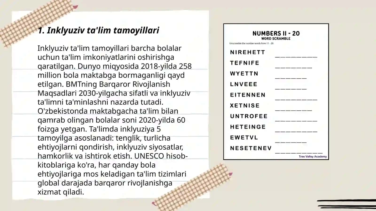 Inklyuziv ta'lim tamoyillari 3