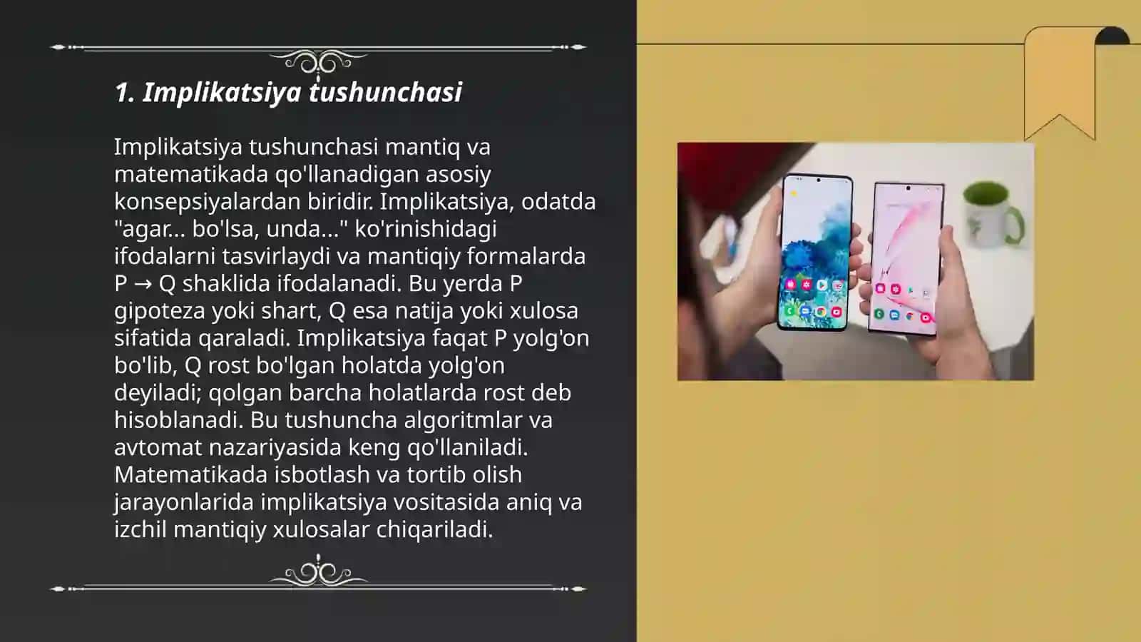 Implikatsiya va ekvivalensiya 3