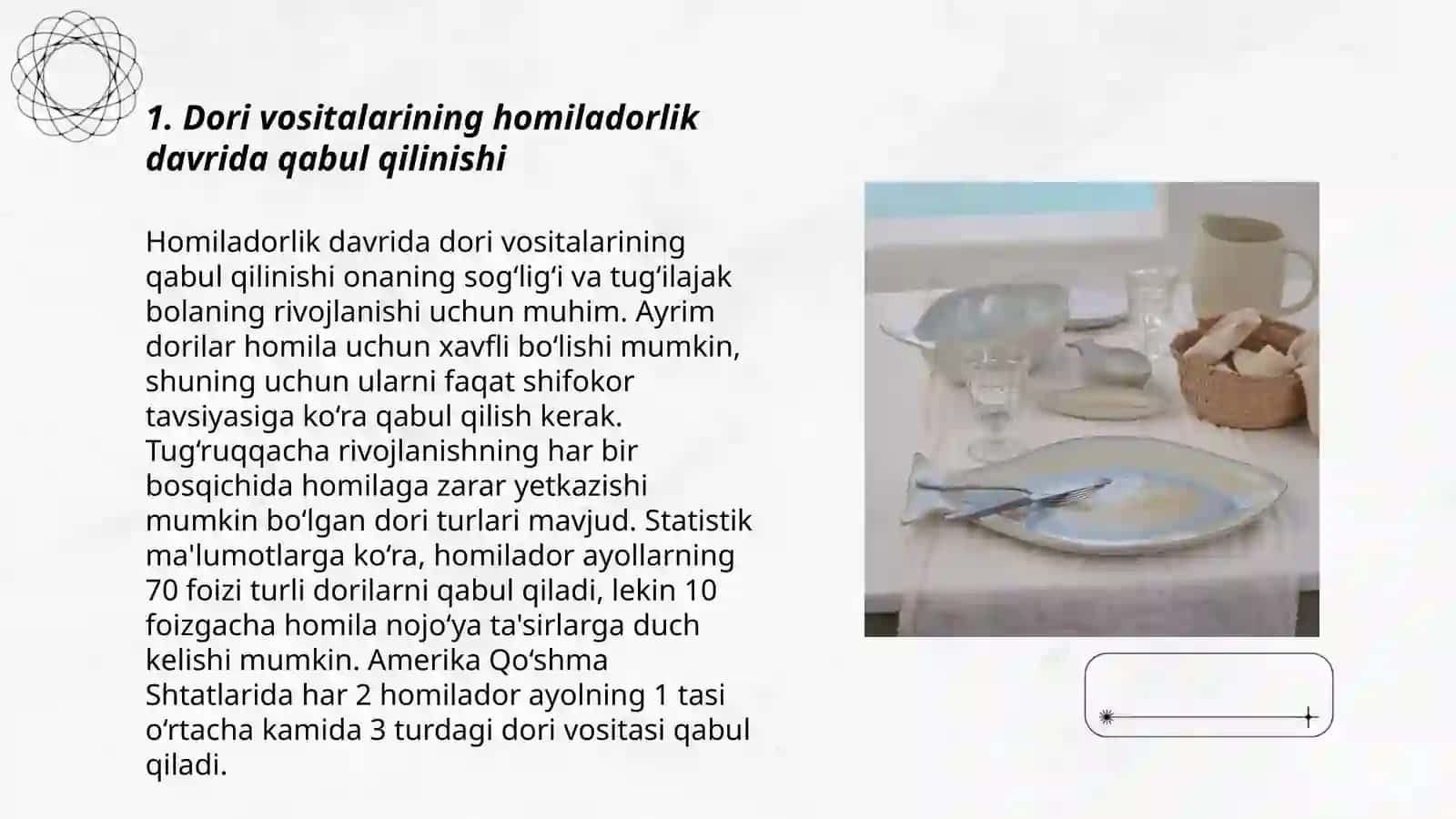 Dori vositalarining homilaga ta'siri 3