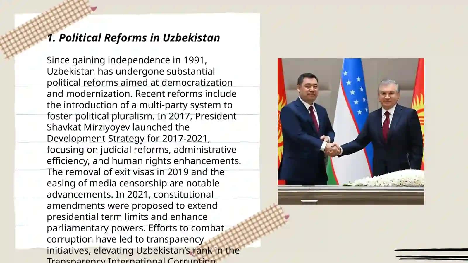 Political Reforms in Uzbekistan 3