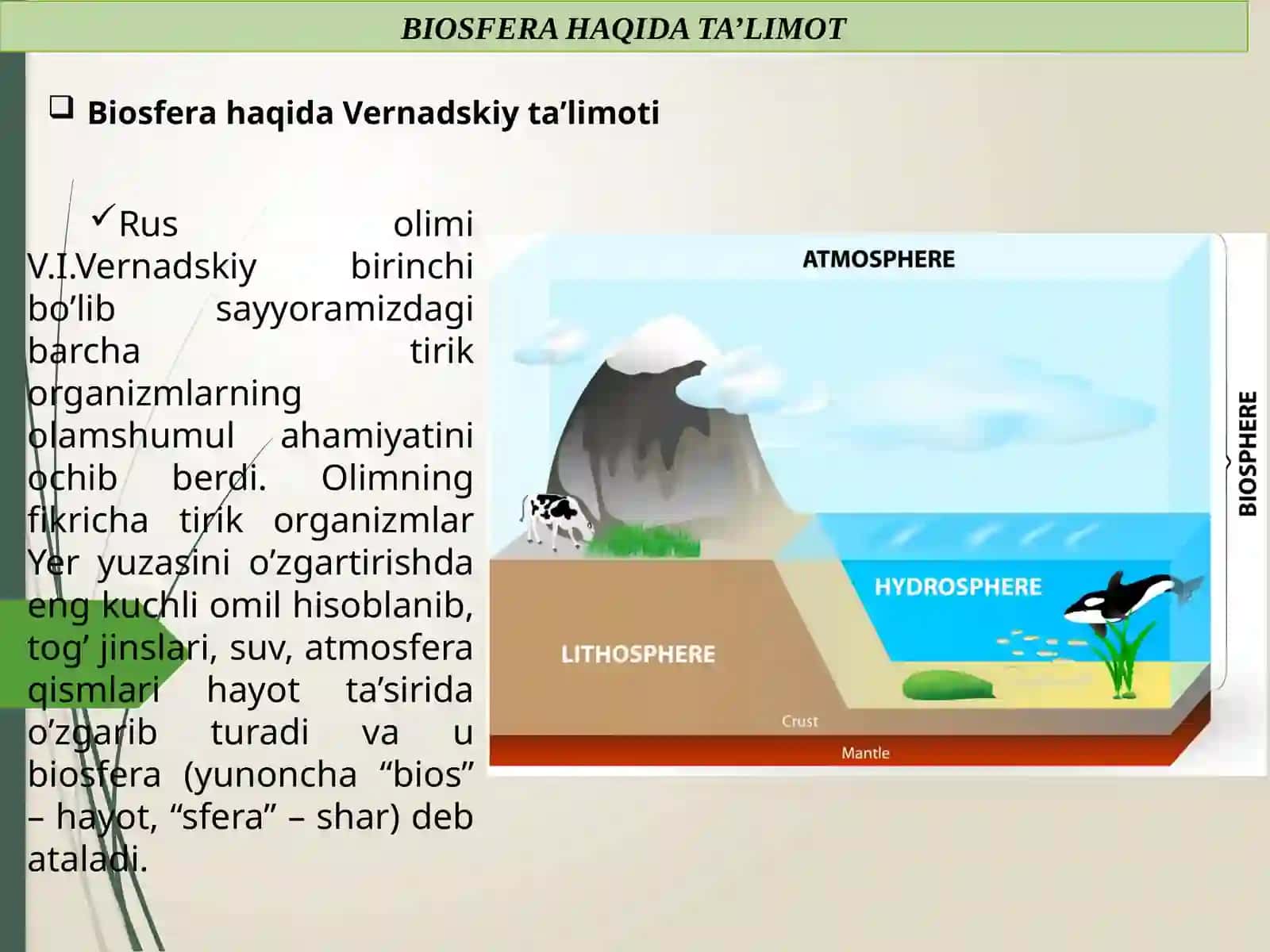BIOSFERA HAQIDA TA’LIMOT 3