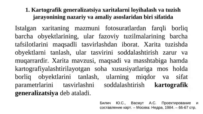Kartografik generalizatsiya 3