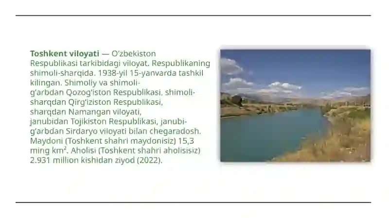 TOSHKENT VILOYATI 3
