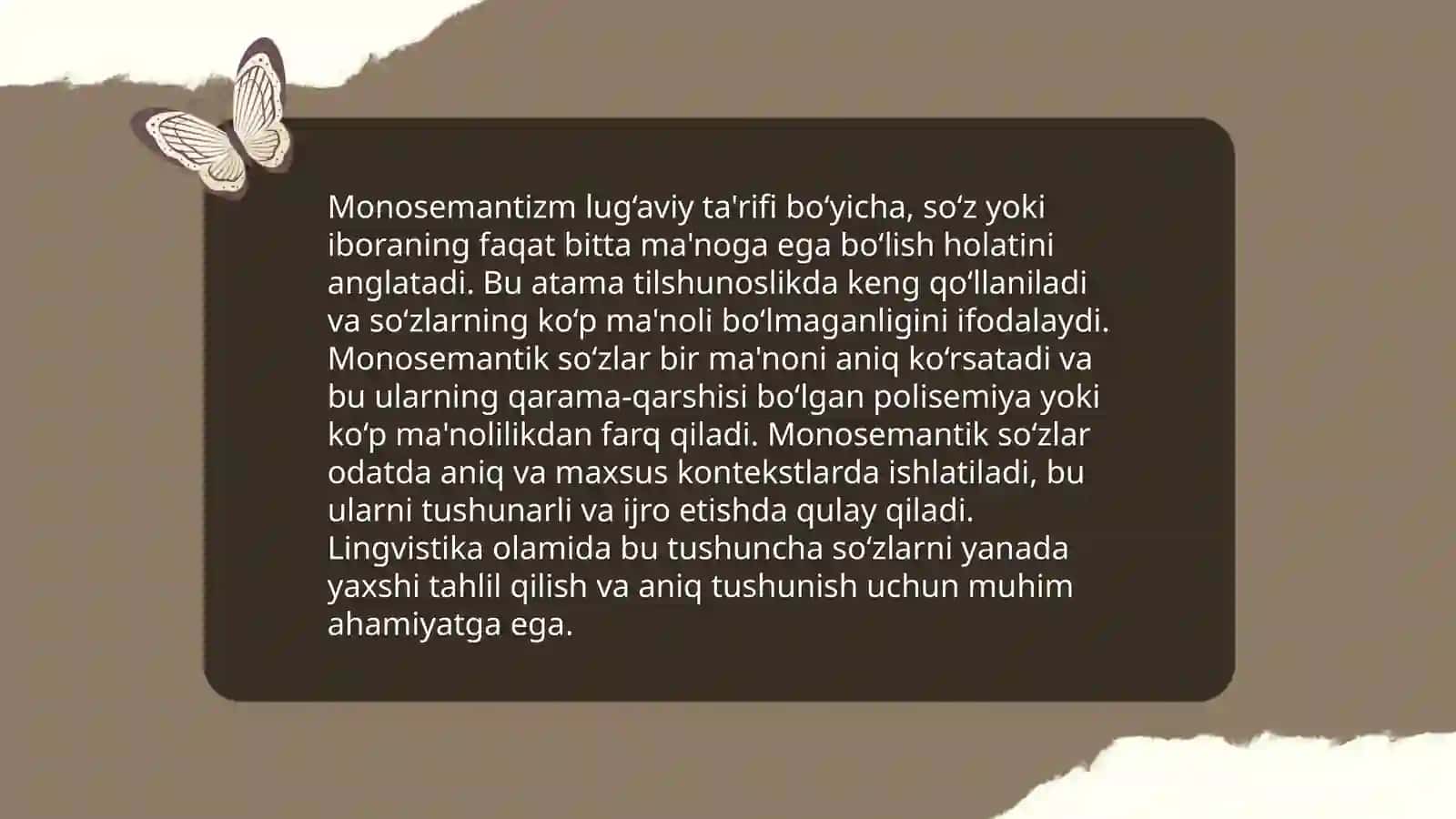 Terminlarning monosemantik xarakteri 3