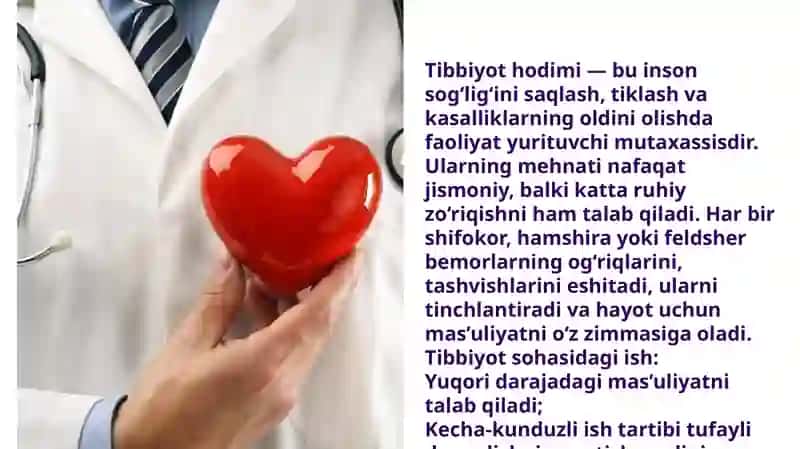 Tibbiyot hodimining kasbiy soʻnish bosqichlari 3