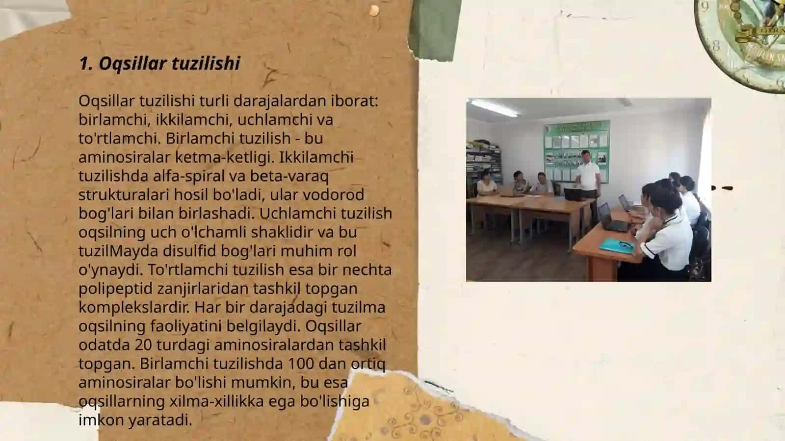 Oqsillar tuzilishi 3
