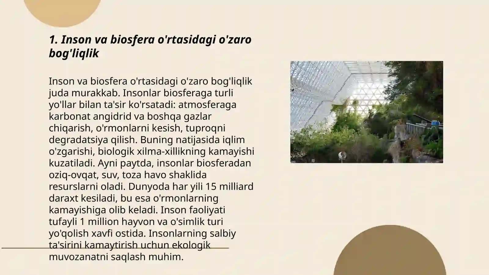 Inson va biosfera 3