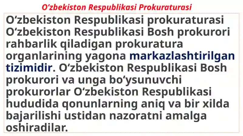 O‘zbekiston Respublikasi Prokuraturasi 3