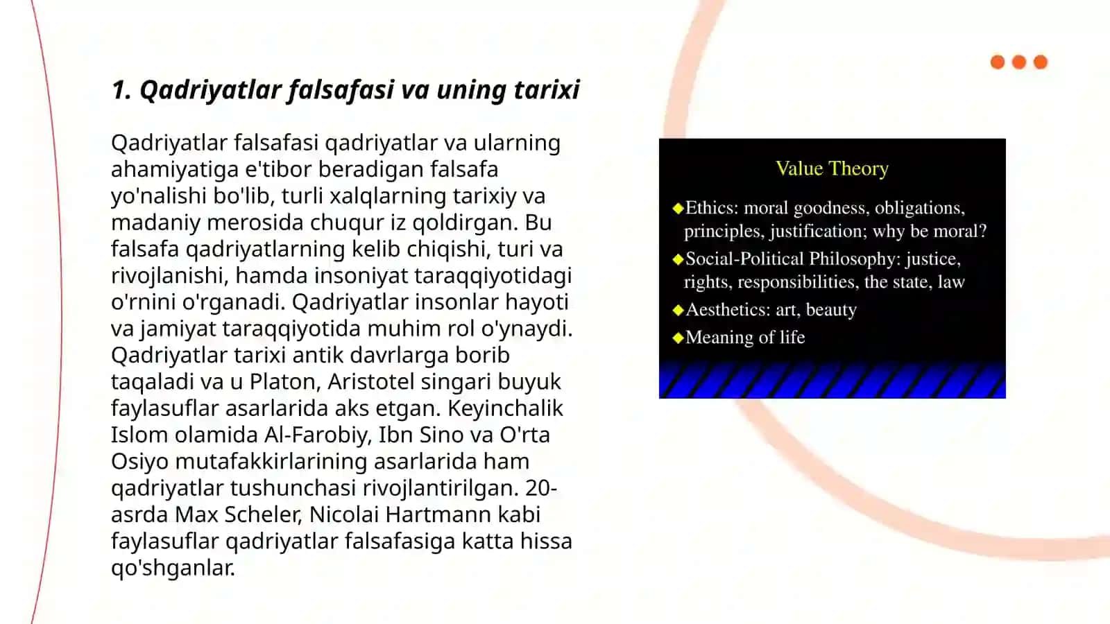 Qadriyatlar falsafasi 3