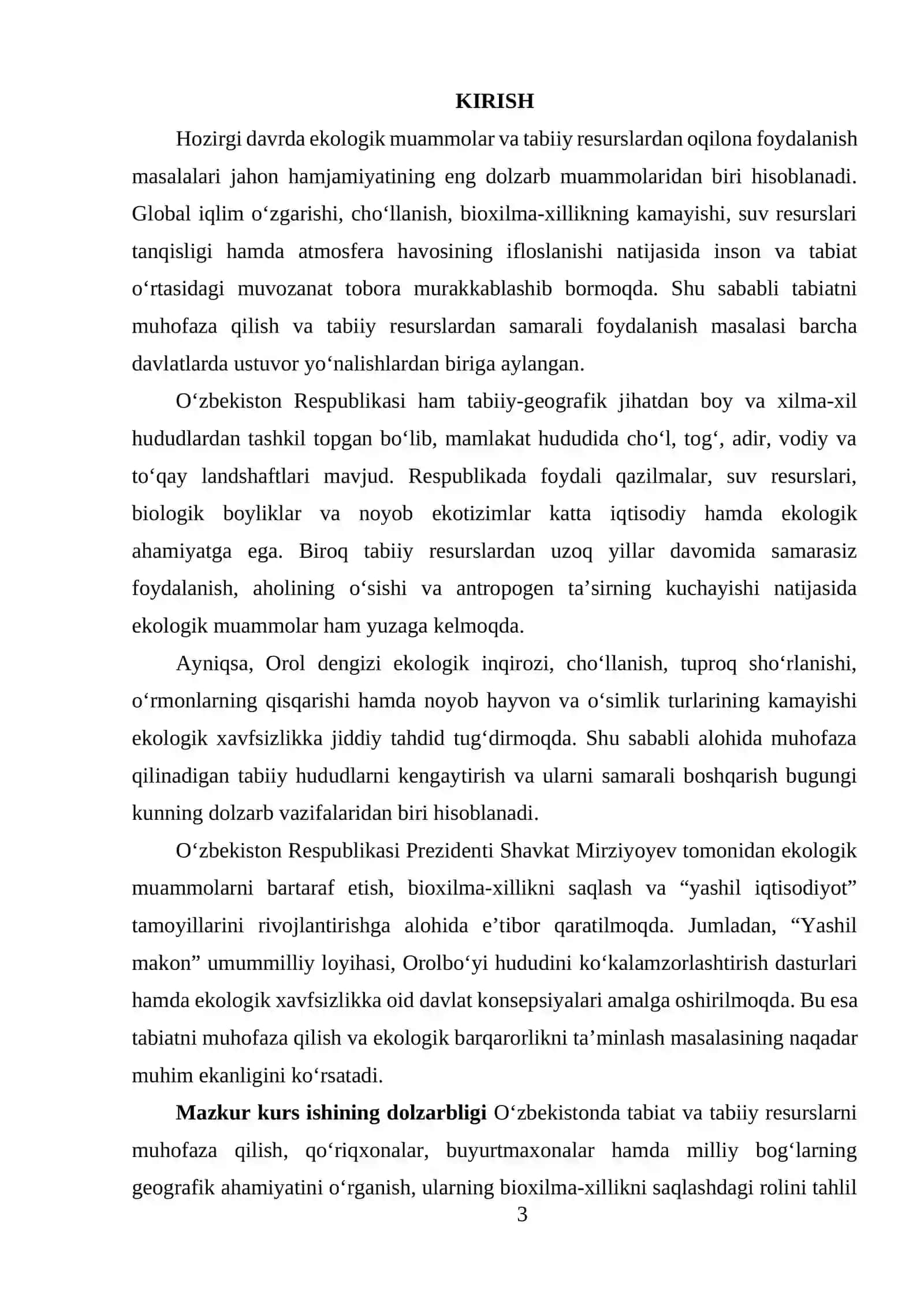 O'zbekistonda tabiatni va tabiiy resurslarni muhofaza qilish 3