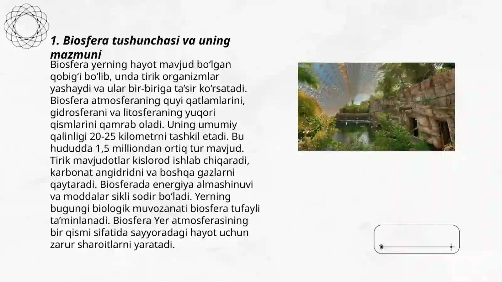 Biosferaning modelini yasash metodikasi 3
