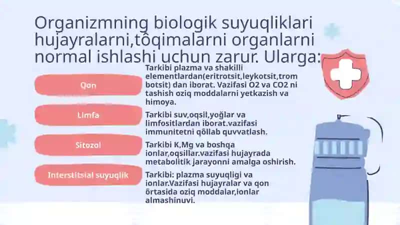 Organizmning biologik suyuqliklari 3