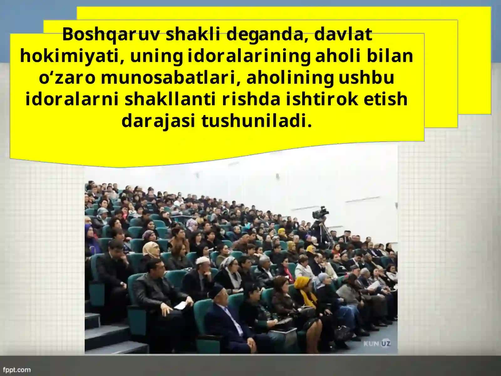 Davlatning boshqaruv shakli 3