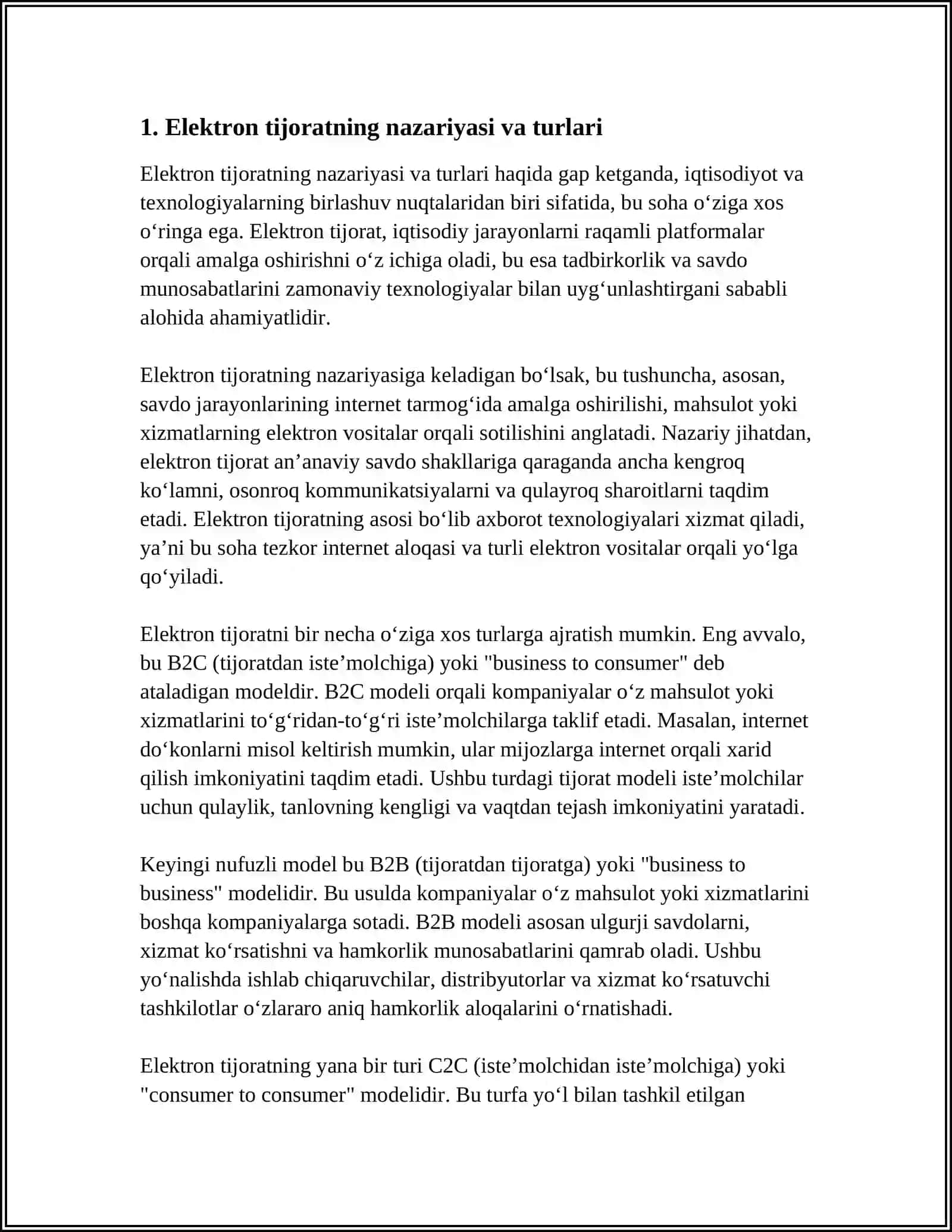 ELEKTRON TIJORAT VA ELEKTRON BEZNIS 3