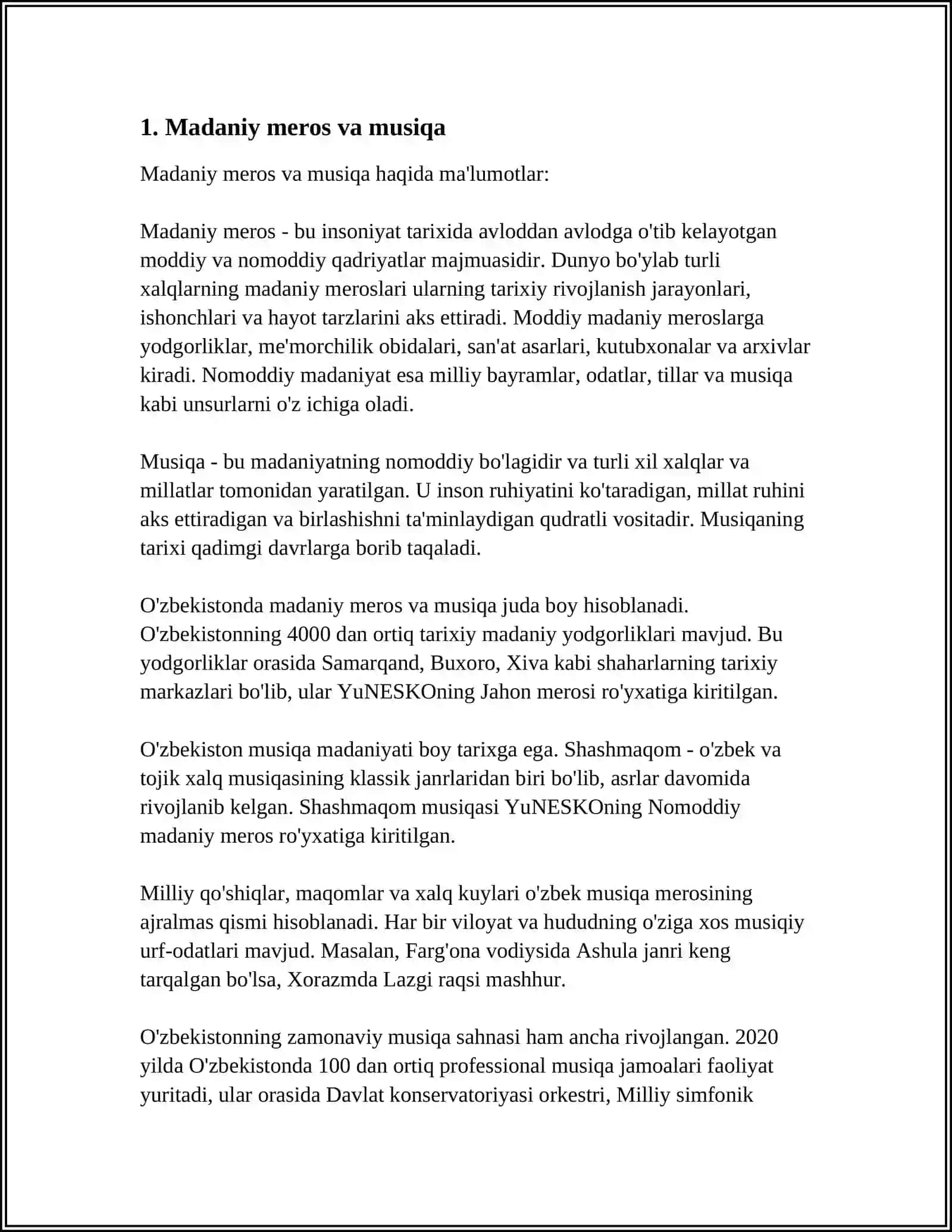 MUSIQA MADANIYATI 3