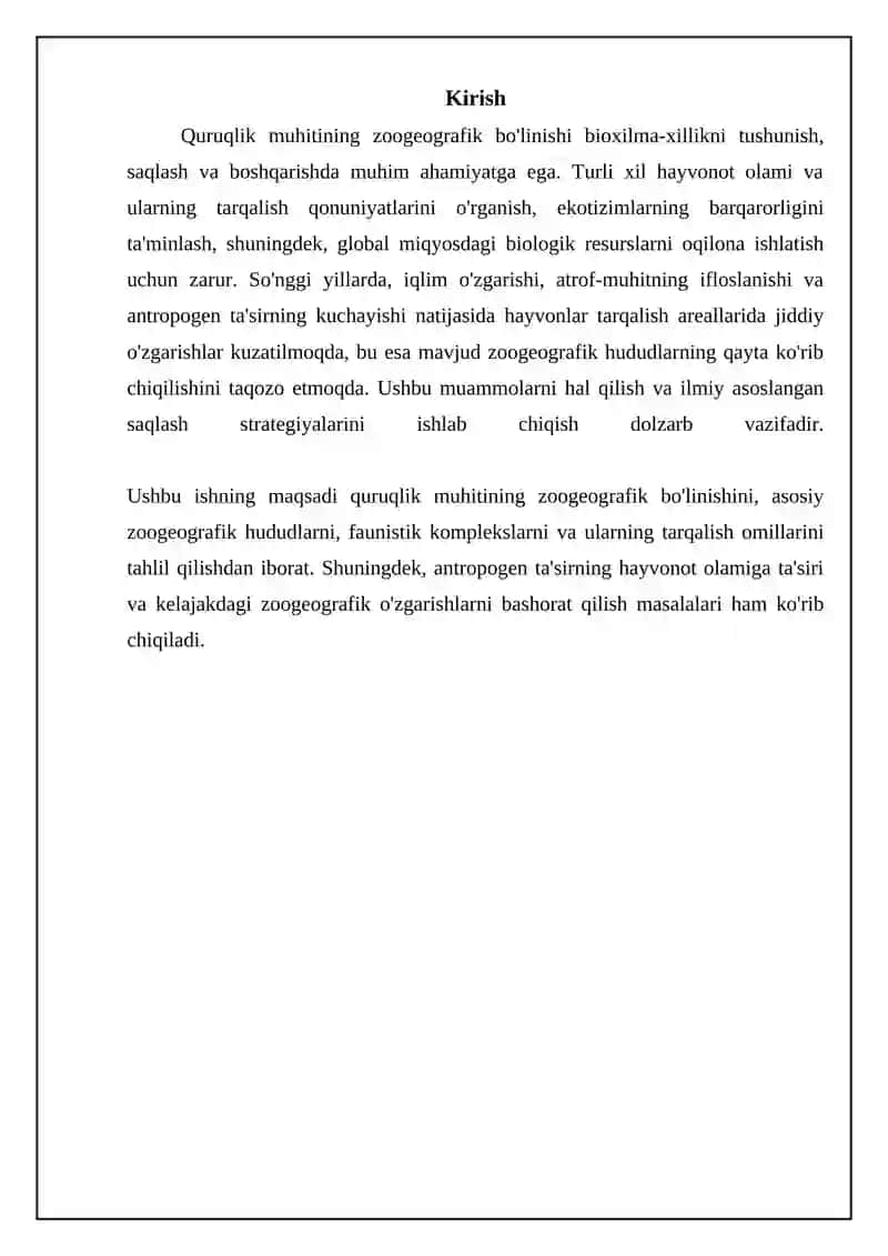 Quruqlik muhitining zoogeografik jihatdan bolinishi 3
