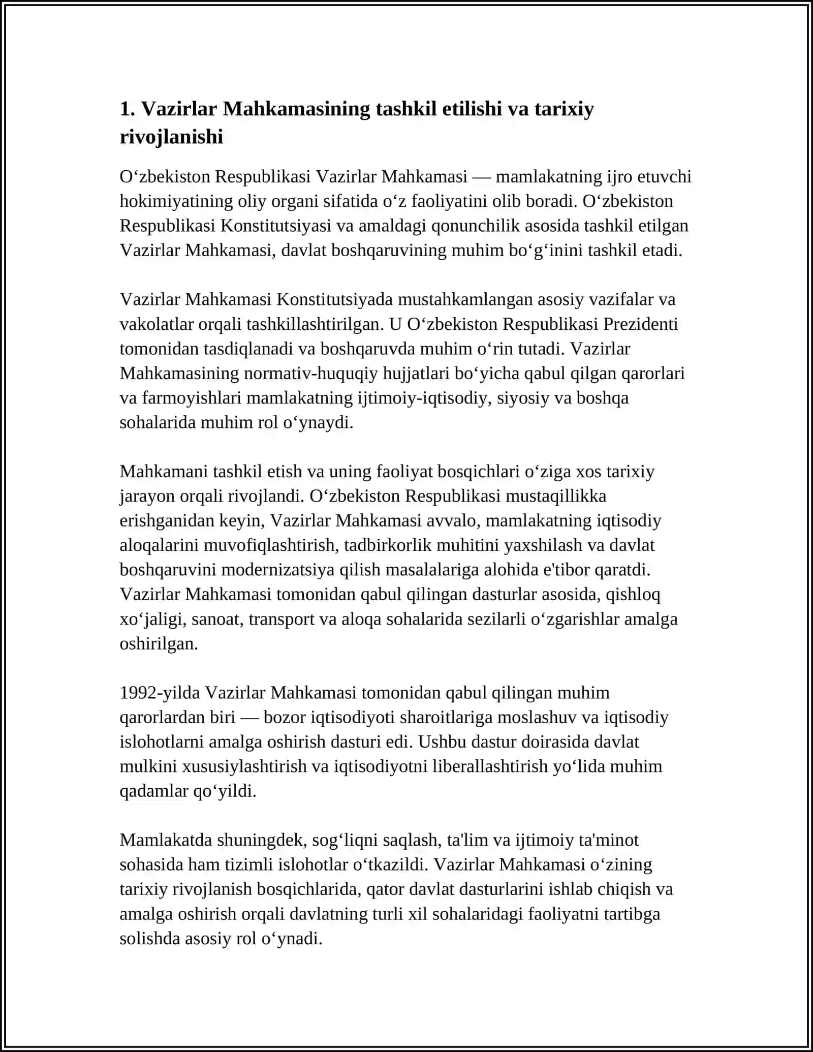 O‘zbekiston Respublikasi Vazirlar Mahkamasi 3