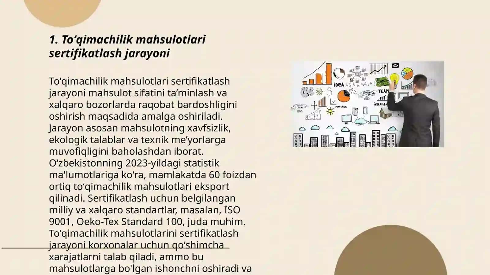 Toʻqimachilik korxonasi etalonini ishlab chiqish 3