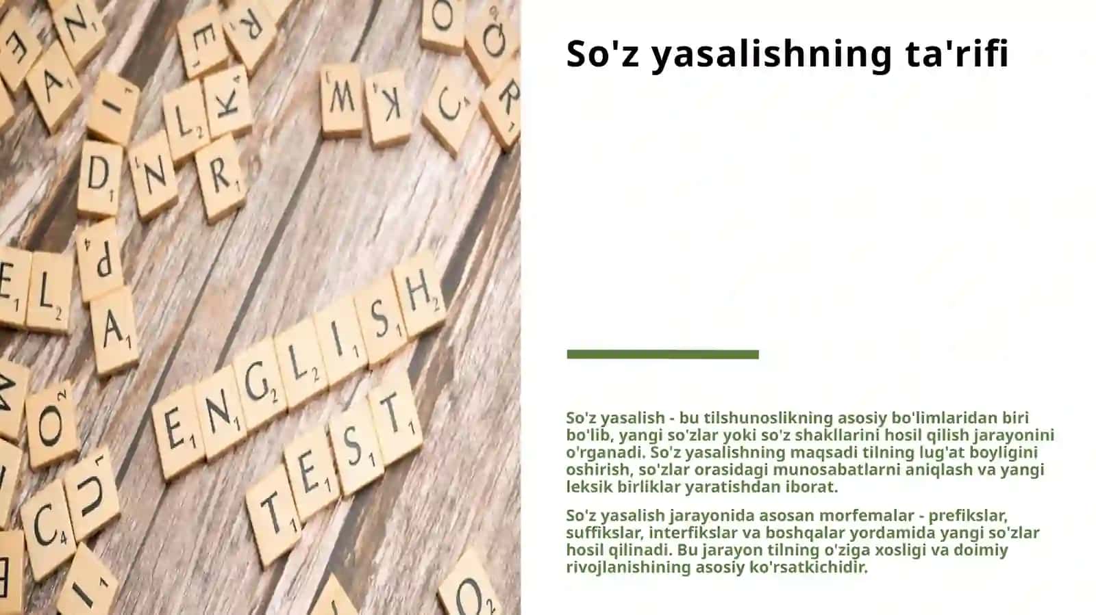 OʻZBEK TERMINALOGIYASIDA SOʻZ YASALISH MASALALARI 3