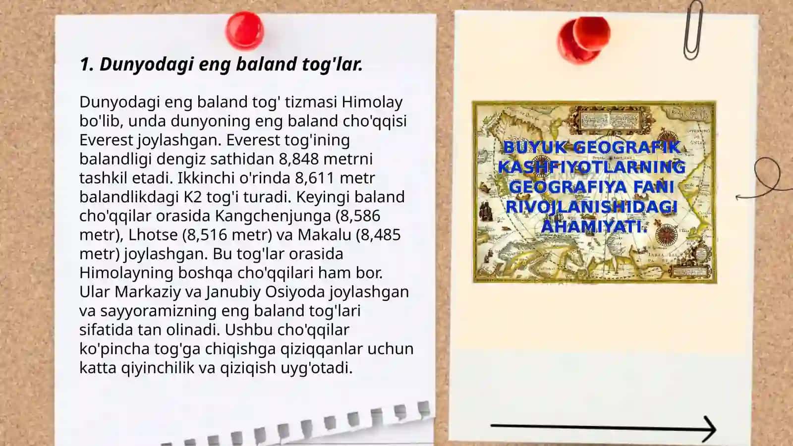 Geografiyadan fakultativ 3