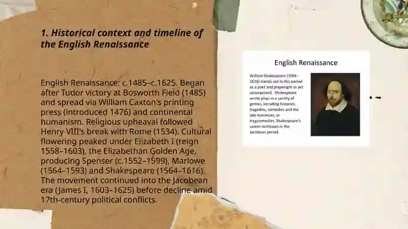 ENGLISH RENAISSANCE PERIOD 3