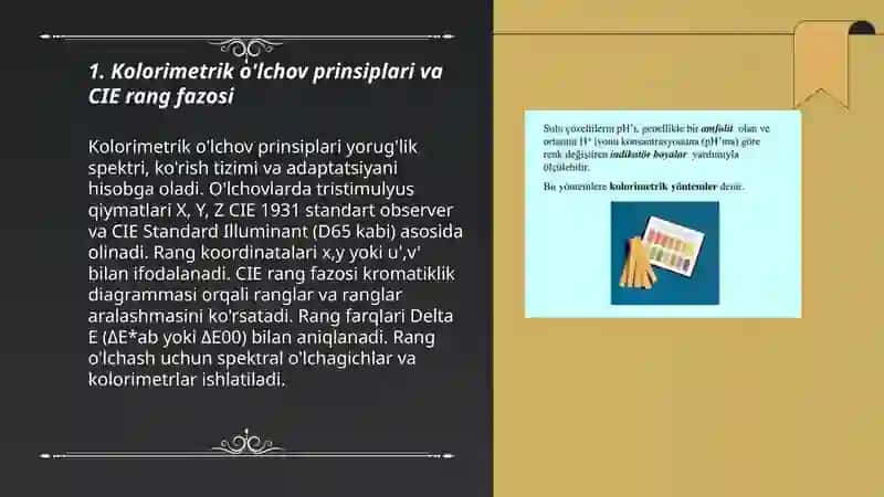 Kolorimetrik Tadqiqotlar 3