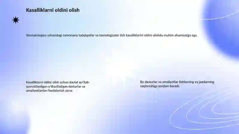 Stomatologiya profilaktika va davolash 3