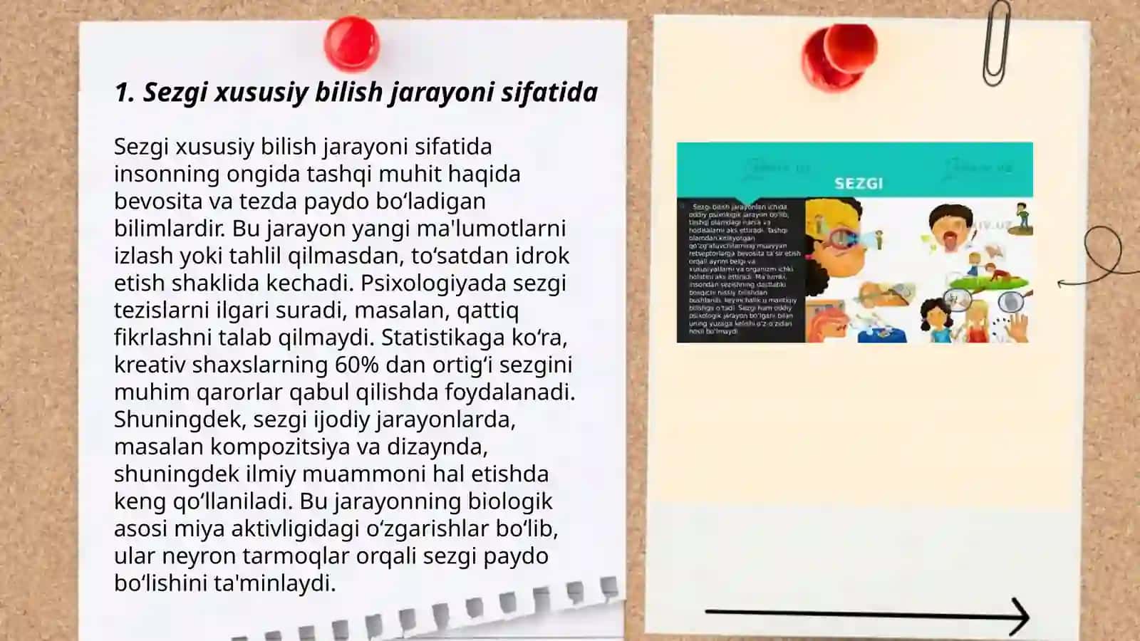 Sezgi xususiy bilish jarayoni sifatida 3